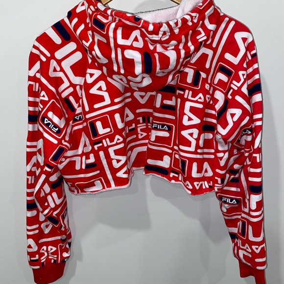 Fila Hoodie Cropped - Picture 2 of 3